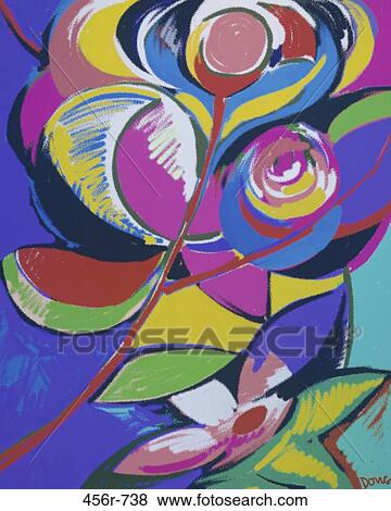 Abstract Flowers by Ong View Large Photo Image Stock Photo - Abstract Flowers by Ong. Fotosearch
