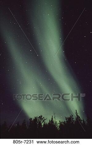 Aurora Borealis, Alaska, USA View Large Photo Image Stock Image - Aurora Borealis, Alaska, USA. Fotosearch