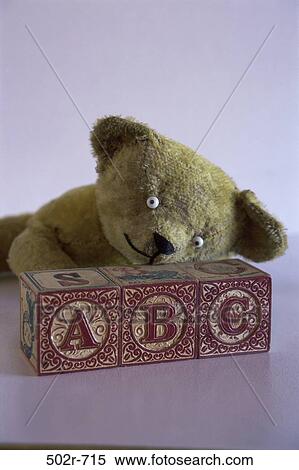 blocks, stuffed animal, still life, toy, teddy bear, vintage View Large Photo Image Stock Photography - blocks, stuffed animal, still life, toy, teddy bear, vintage. Fotosearch