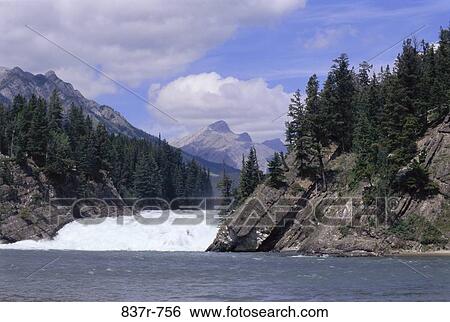 Bow Falls, Canada View Large Photo Image Stock Photograph - Bow Falls, Canada. Fotosearch