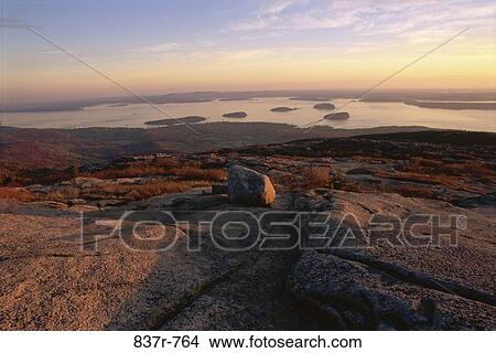 Cadillac Mountain, Acadia National Park, Maine, USA View Large Photo Image Picture - Cadillac Mountain, Acadia National Park, Maine, USA. Fotosearch