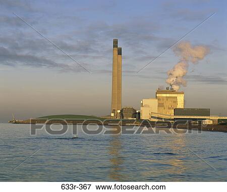 Coal-fired Power Station, Scotland View Large Photo Image Stock Photo - Coal-fired Power Station, Scotland. Fotosearch