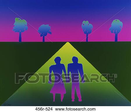 Couple on the Road by Ong View Large Photo Image Picture - Couple on the Road by Ong. Fotosearch