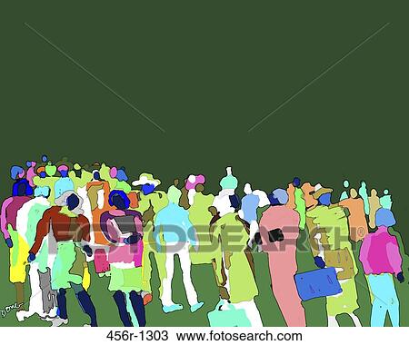 Crowd in Transition by Ong View Large Photo Image Stock Image - Crowd in Transition by Ong. Fotosearch