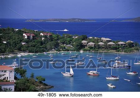 Cruz Bay, St. John View Large Photo Image Stock Photography - Cruz Bay, St. John. Fotosearch