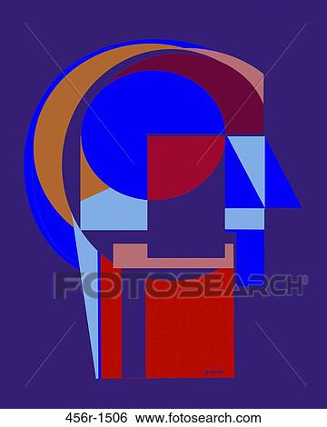 Cubic Head by Ong View Large Photo Image Stock Photograph - Cubic Head by Ong. Fotosearch