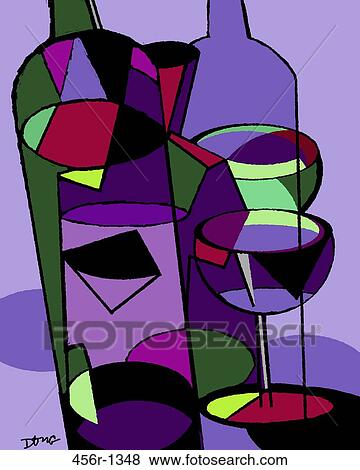 Cubic Wine Bottle by Ong View Large Photo Image Stock Photo - Cubic Wine Bottle by Ong. Fotosearch