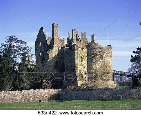 Dirleton Castle, Scotland View Large Photo Image Stock Image - Dirleton Castle, Scotland. Fotosearch