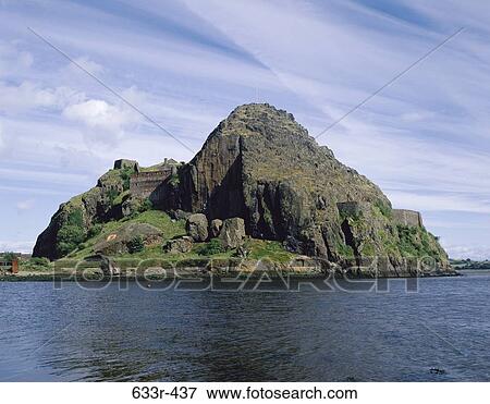 Stock Photo - Dumbarton Castle, Scotland. Fotosearch