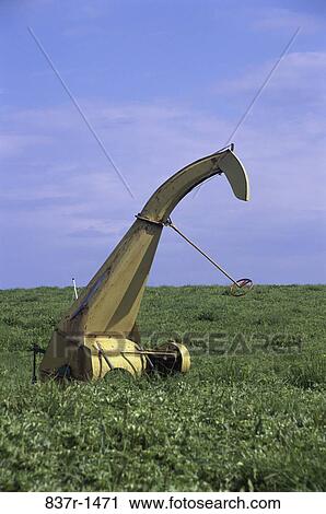 Stock Image - Field, farm, farming, crop, equipment, agriculture. Fotosearch