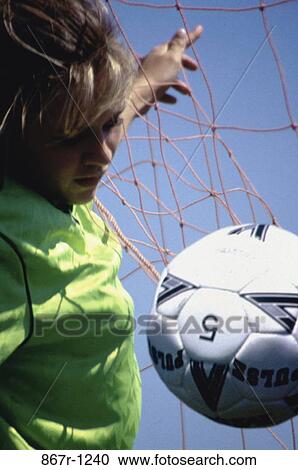 girl, outdoors, soccer, goalie, Caucasian, Soccer sports View Large Photo Image Stock Image - girl, outdoors, soccer, goalie, Caucasian, Soccer sports. Fotosearch
