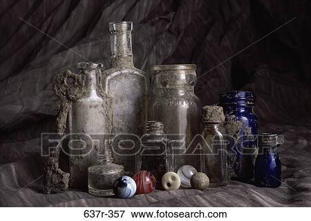 glass, bottles, still life, old, marbles View Large Photo Image Stock Photo - glass, bottles, still life, old, marbles. Fotosearch