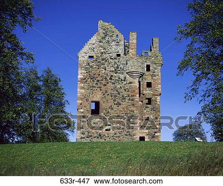 Stock Photo - Greenknowe Tower, Scotland. Fotosearch