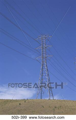 industry, tower, energy, electricity, power lines, Energy electricity View Large Photo Image Stock Photo - industry, tower, energy, electricity, power lines, Energy electricity. Fotosearch