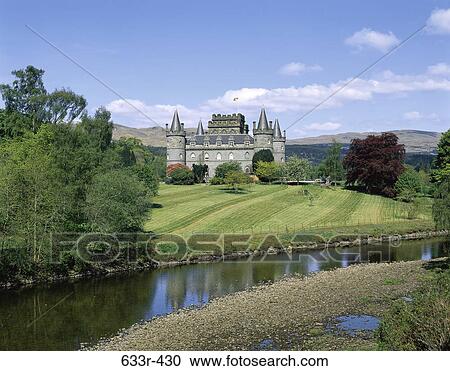 Inveraray Castle, Scotland View Large Photo Image Stock Image - Inveraray Castle, Scotland. Fotosearch