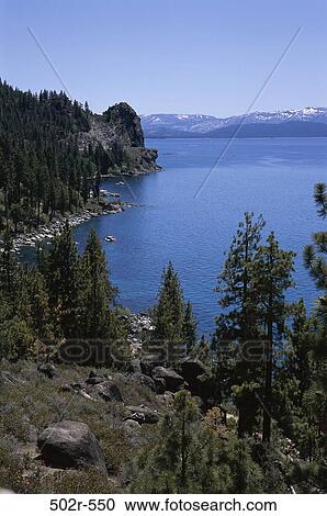 Stock Image - Lake Tahoe, Nevada, USA. Fotosearch