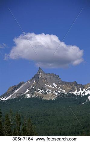 Mount Theilson, Oregon, USA View Large Photo Image Picture - Mount Theilson, Oregon, USA. Fotosearch