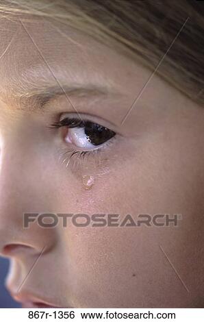people, eye, crying, girl, child, sad, indoors View Large Photo Image Stock Photograph - people, eye, crying, girl, child, sad, indoors. Fotosearch