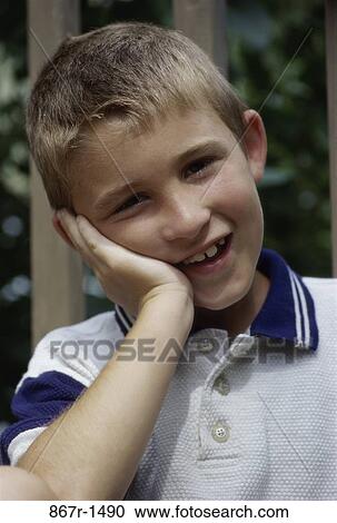 people, smiling, boy, outdoors, propped, smile, child View Large Photo Image Stock Image - people, smiling, boy, outdoors, propped, smile, child. Fotosearch