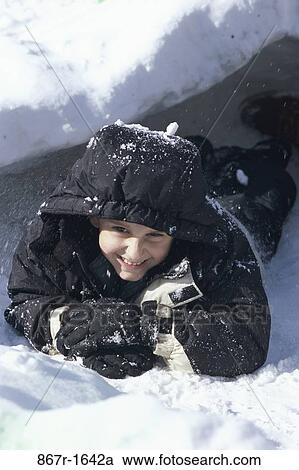 people, snow, smiling, playing, boy, outdoors, jacket View Large Photo Image Stock Image - people, snow, smiling, playing, boy, outdoors, jacket. Fotosearch