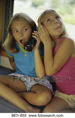 people, telephone, talking, phone, children, girls View Large Photo Image Stock Photography - people, telephone, talking, phone, children, girls. Fotosearch