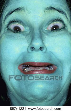 people, woman, frightened, scared, character, headshot, oddball View Large Photo Image Stock Image - people, woman, frightened, scared, character, headshot, oddball. Fotosearch