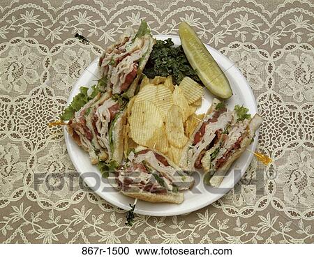 plate, club, dish, food, chips, still life View Large Photo Image Stock Image - plate, club, dish, food, chips, still life. Fotosearch