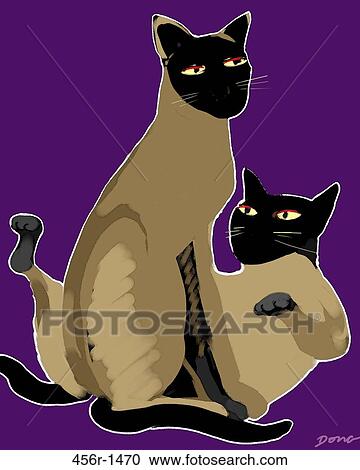 Siamese Cats by Ong View Large Photo Image Stock Image - Siamese Cats by Ong. Fotosearch