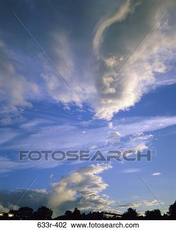 sky, clouds, dusk, silhouette, trees, nature, inspirational View Large Photo Image Stock Image - sky, clouds, dusk, silhouette, trees, nature, inspirational. Fotosearch