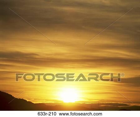 sky, clouds, sun, sunset, land, nature, horizon View Large Photo Image Stock Image - sky, clouds, sun, sunset, land, nature, horizon. Fotosearch