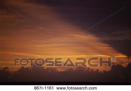 sky, clouds, sunlight, sunset, nature, Ray, horizon View Large Photo Image Stock Image - sky, clouds, sunlight, sunset, nature, Ray, horizon. Fotosearch