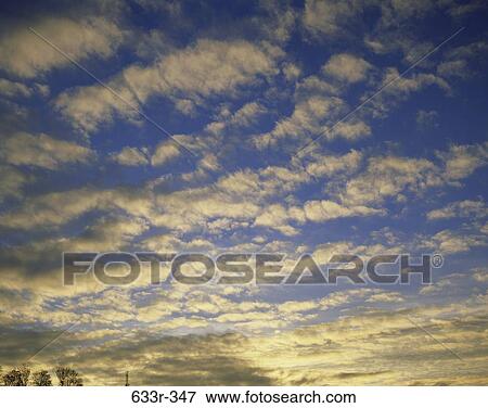 Stock Photo - sky, floating, clouds, cloudy, puffy, nature, fluffy. Fotosearch