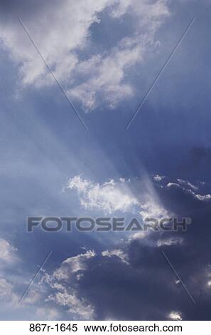 sky, light, clouds, sunlight, shining, nature, inspirational View Large Photo Image Stock Photography - sky, light, clouds, sunlight, shining, nature, inspirational. Fotosearch