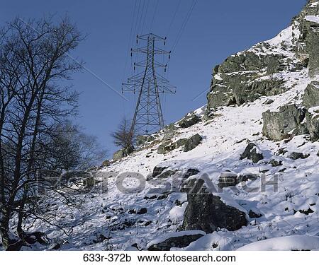 snow, industry, cliff, rural, tower, trees, hillside View Large Photo Image Stock Image - snow, industry, cliff, rural, tower, trees, hillside. Fotosearch