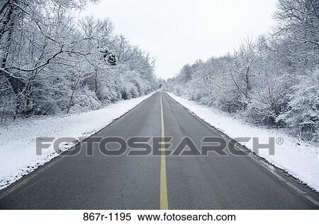snow, road, winter, nature, isolated, season, Roads various View Large Photo Image Stock Photography - snow, road, winter, nature, isolated, season, Roads various. Fotosearch