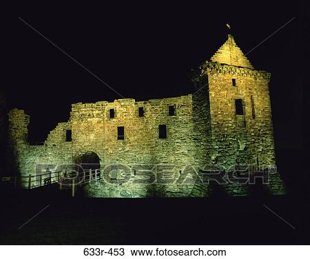 Stock Image - St. Andrews Castle, Scotland. Fotosearch