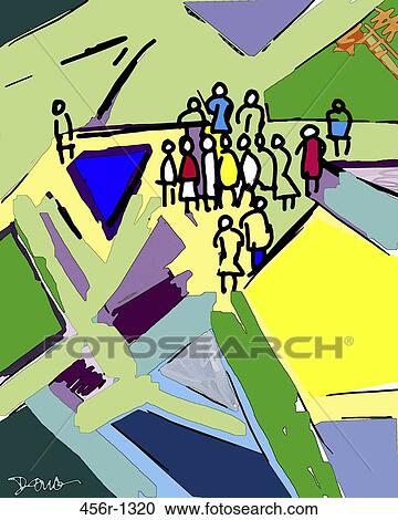 Stock Image - Strollers by Ong. Fotosearch