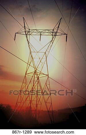 sun, sunset, sunrise, pole, energy, electricity, power lines View Large Photo Image Stock Photo - sun, sunset, sunrise, pole, energy, electricity, power lines. Fotosearch
