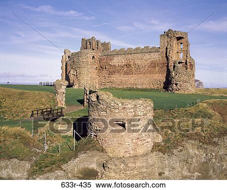 Tantallon Castle, Scotland View Large Photo Image Stock Photography - Tantallon Castle, Scotland. Fotosearch