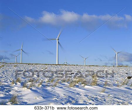 Wind Turbines, Scotland View Large Photo Image Stock Image - Wind Turbines, Scotland. Fotosearch
