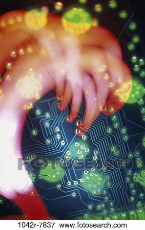 blur, computer, lights, components, parts, circuit board, steaks View Large Photo Image Stock Photo - blur, computer, lights, components, parts, circuit board, steaks. Fotosearch