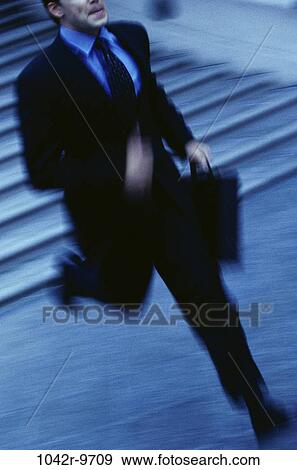 blur, running, briefcase, rush, motion, business, outdoors View Large Photo Image Stock Photo - blur, running, briefcase, rush, motion, business, outdoors. Fotosearch