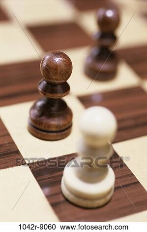 Stock Image - chess, pieces, game, still life, challenge, pawns, Toys still lifes. Fotosearch