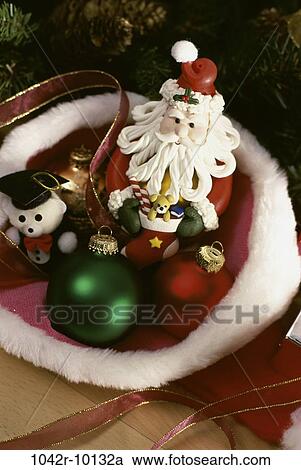 Stock Image - Christmas, decorations, still life, holiday, ornaments, Decorations Christmas. Fotosearch