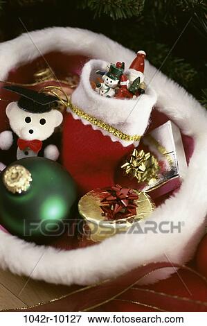 Stock Photo - Christmas, decorations, still life, holiday, ornaments, Decorations Christmas. Fotosearch