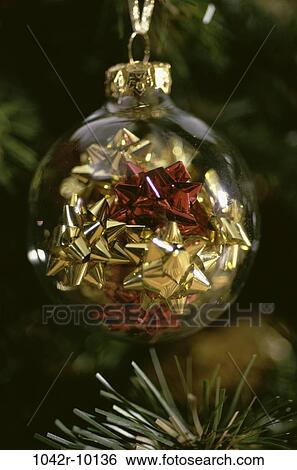 Stock Photograph - Christmas, ornament, still life, decoration, holiday, Decorations Christmas. Fotosearch