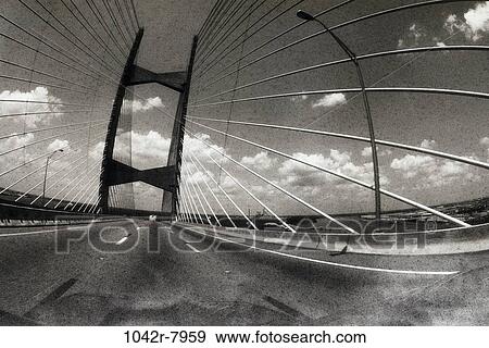 Stock Photo - Dames Point Bridge, Florida, USA. Fotosearch