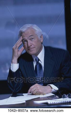 desk, senior, business, contemplating, businessman, indoors View Large Photo Image Stock Image - desk, senior, business, contemplating, businessman, indoors. Fotosearch