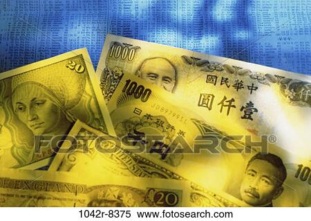 diversity, global, finance, stock market, still life, currency, Finance paper money View Large Photo Image Stock Photography - diversity, global, finance, stock market, still life, currency, Finance paper money. Fotosearch