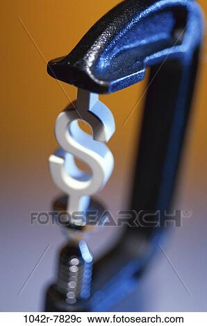 finance, still life, dollar, metaphor, clamp, vise View Large Photo Image Stock Image - finance, still life, dollar, metaphor, clamp, vise. Fotosearch